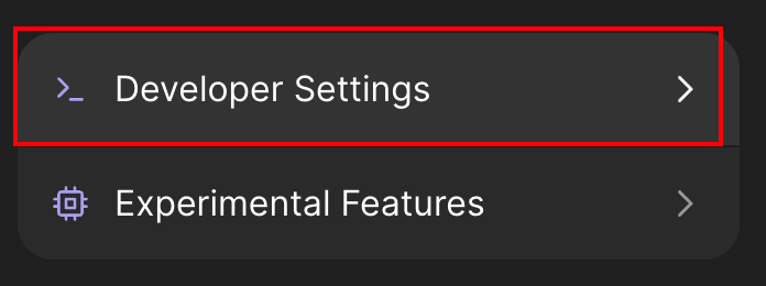 Step 1: Click settings in Phantom